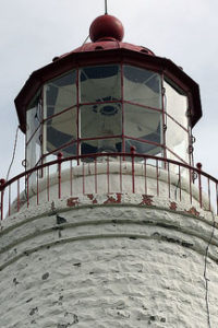 The “made in France” copper lantern room & glazing with corbelled gallery.